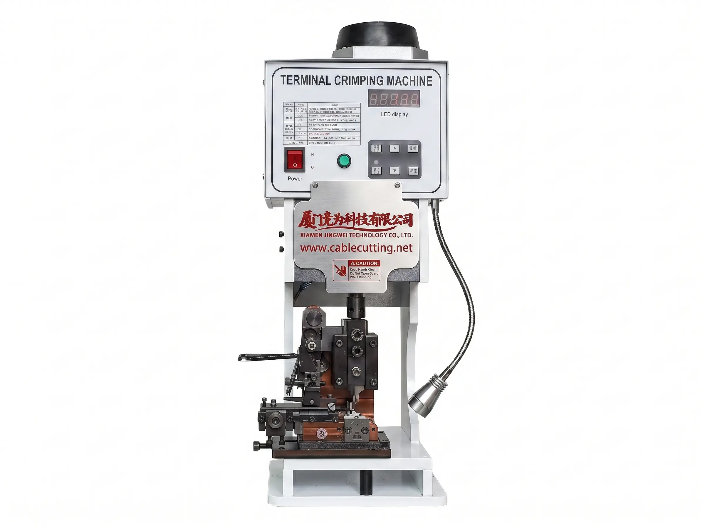 Machine de sertissage semi-automatique de bornes pour fils – JINGWEI