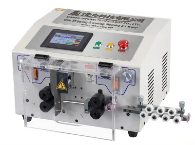 Machine de Découpe-Dénudage Fil à Écran Tactile 0,1-8mm² WPM-JES - Machine de coupe et dénudage de fils