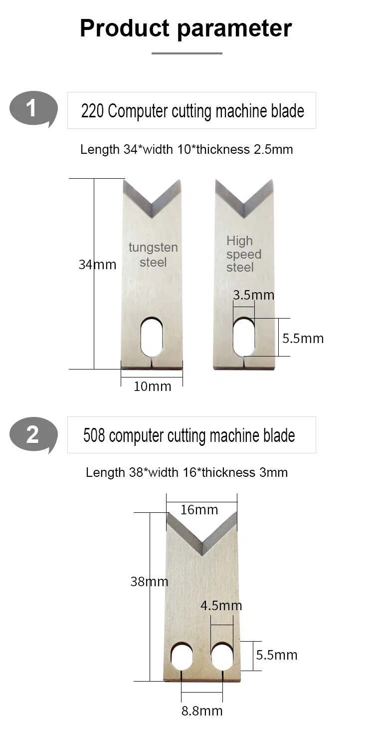  Lames de dénudage de fil pour couteau de machine de découpe de fil d’ordinateur, lames de dénudage de fil, couteau de machine de découpe de fil, couteau de coupe de câble 
