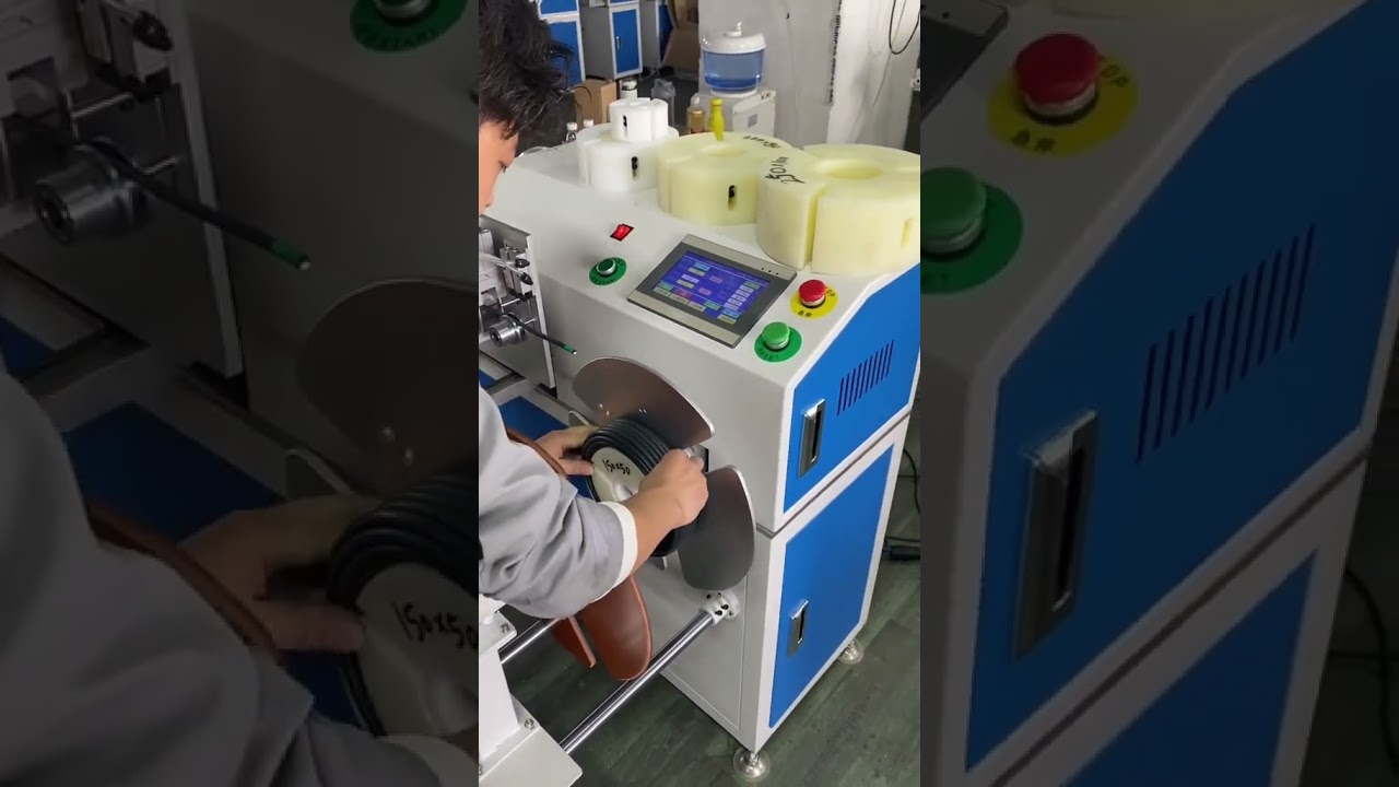 Versatile Wire Coiling Machine for Neat Winding & Accurate Metering