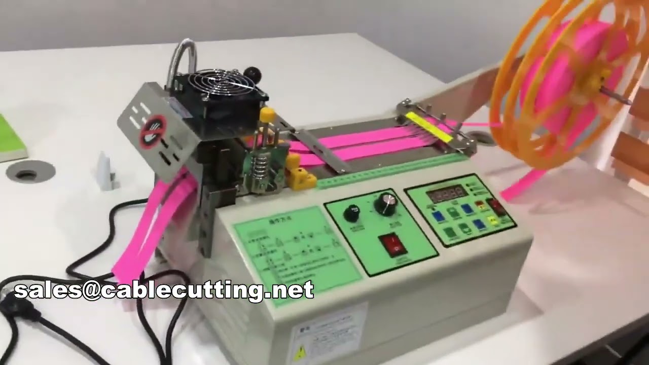Machine de découpe hot ribbon WPM-987S - Coupeuse de ruban solaire et fil élastique