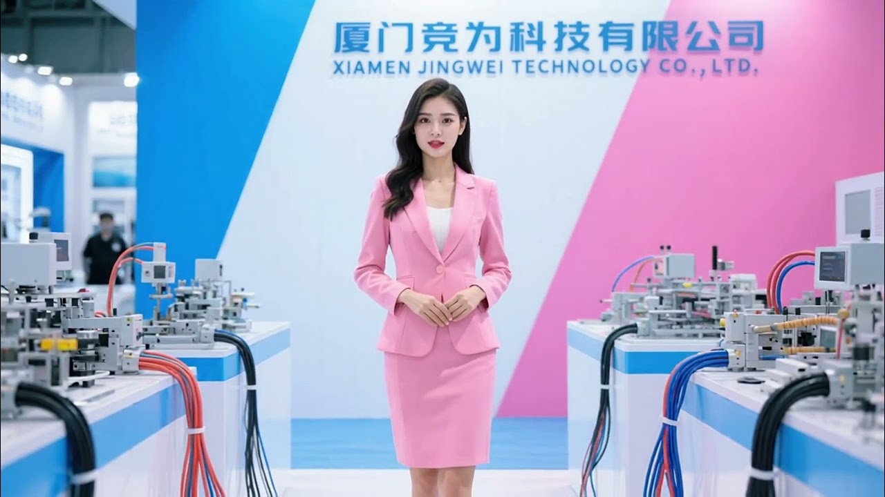 XIAMEN JINGWEI TECHNOLOGY participe à l'exposition des machines de traitement de faisceaux de câbles