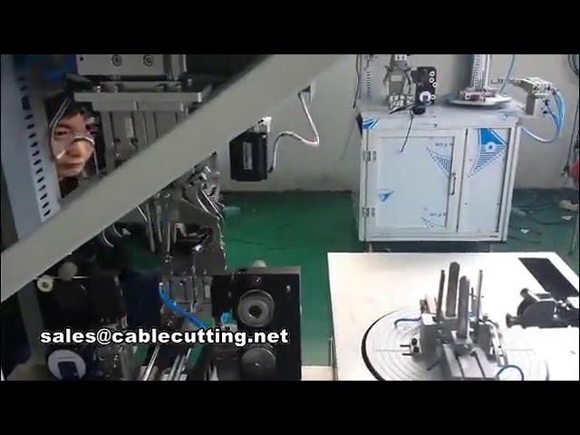 Machine à enrouler les câbles de ligne vidéo type petit cercle - Bobineuse automatique
