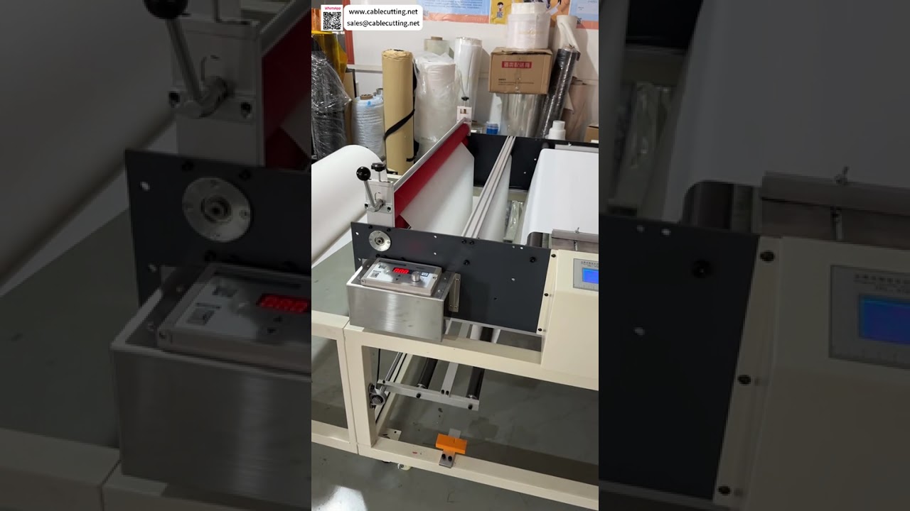 Découpeuse Premium Rouleau à Feuille pour Papier, Film Plastique et Tissu Non Tissé - Configuration de Fabrication