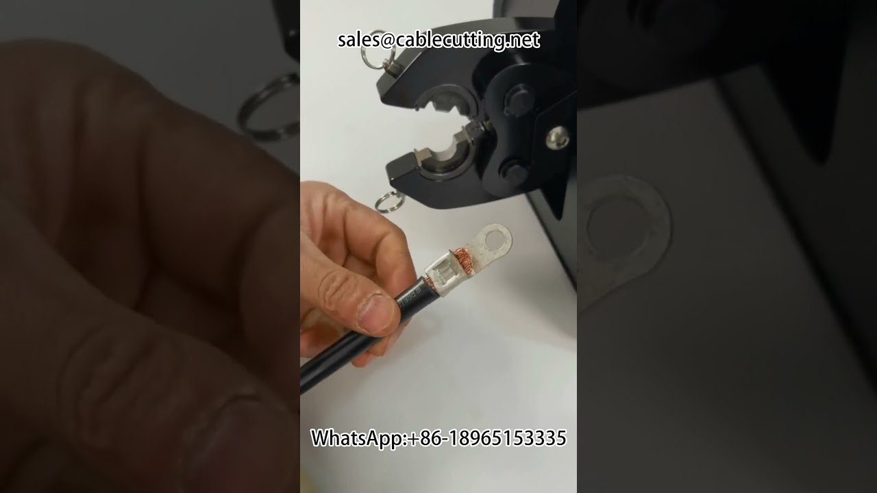 Machine à sertir de bureau automatisée | Sertissage de précision pour câbles