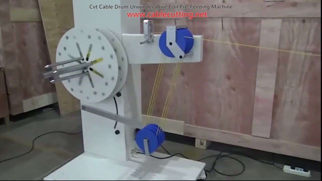 Dérouleur de tambour CVT pour câble – Machine d'alimentation préalable de bobine de fil