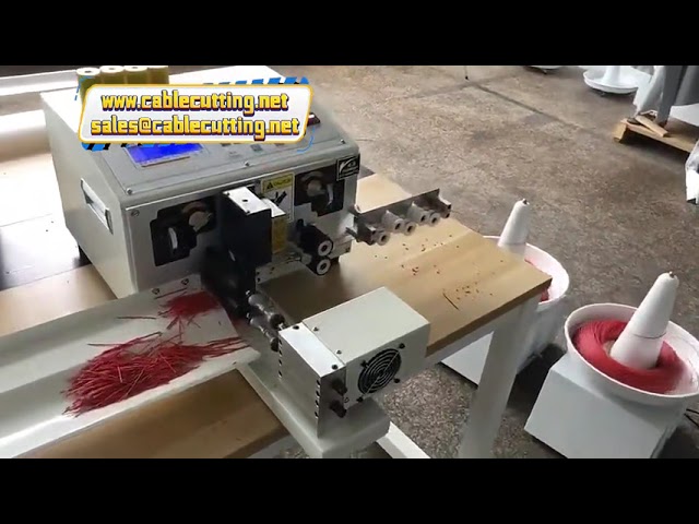 Manual Electric Cable Computer Wire Stripping Cutting Twister Cutter Stripper Machine