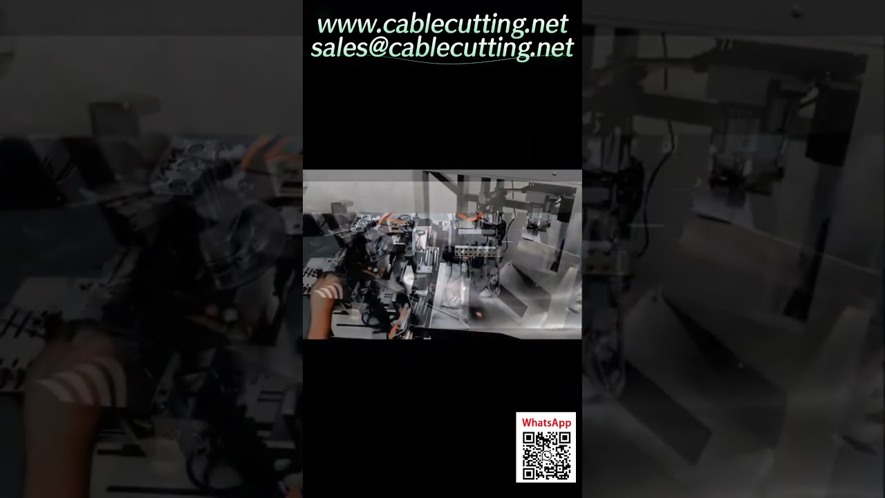 Automatic Wire Cutting and Stripping Machine for Factory Automation