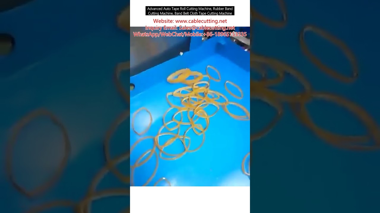 Advanced Auto Tape Roll Cutting Machine for Rubber Band, Belt & Cloth