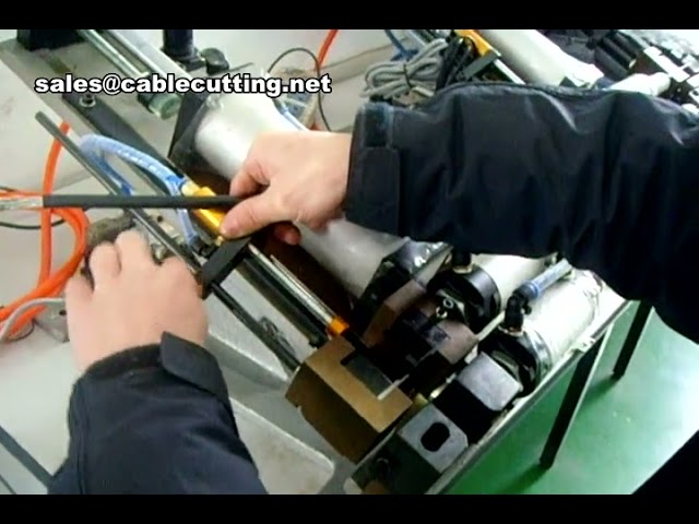 Automatic Cable Cutting and Stripping Machine for Industrial Wire Processing