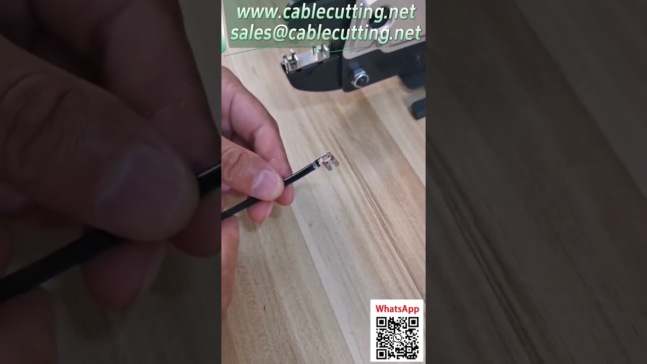 Machine de sertissage pneumatique de cosses à drapeau – Formage en une étape, utilisation simplifiée #TechnologiePro
