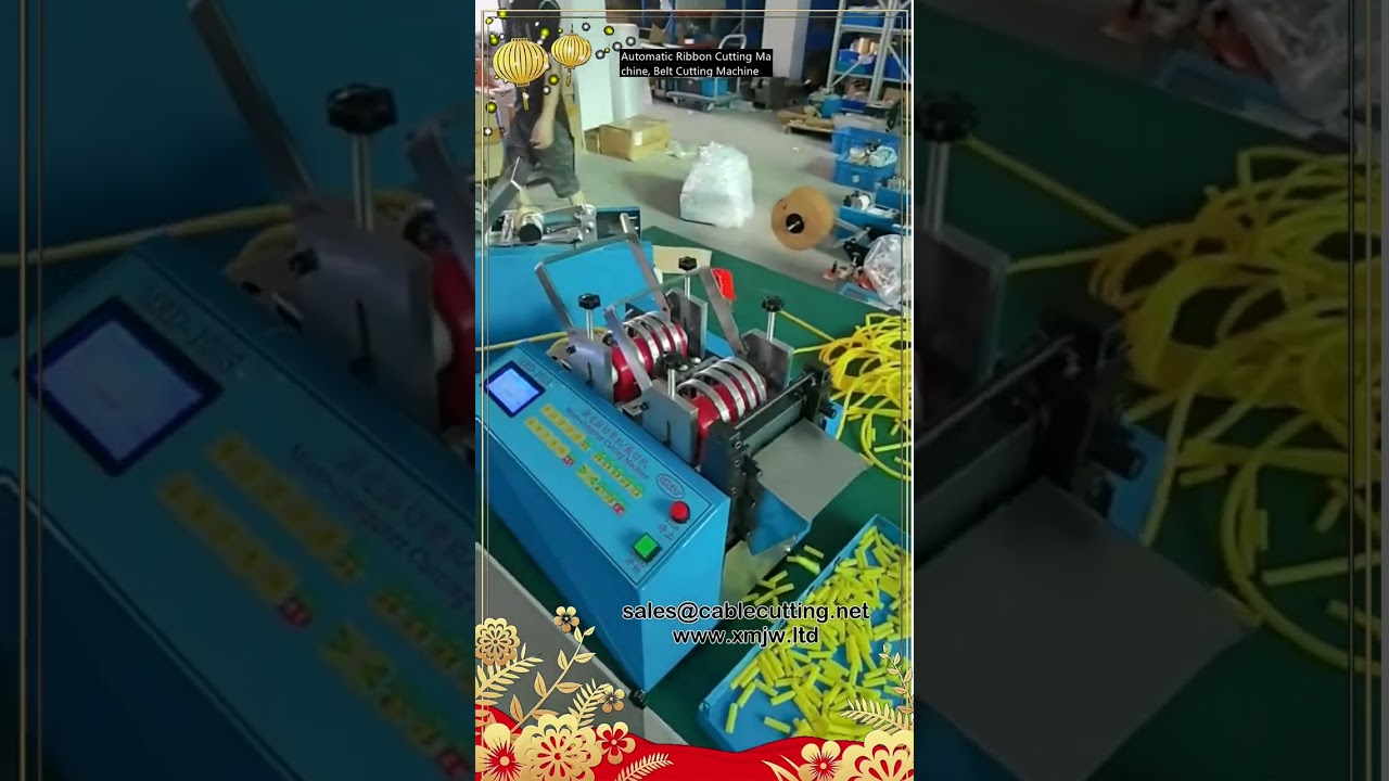 Machine de découpe automatique de rubans et courroies - Découpe précise et rapide