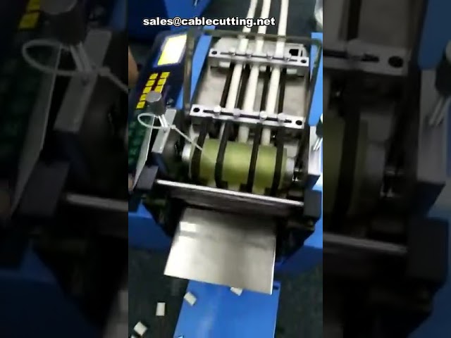 Machine automatique de découpe de gaines thermorétractables