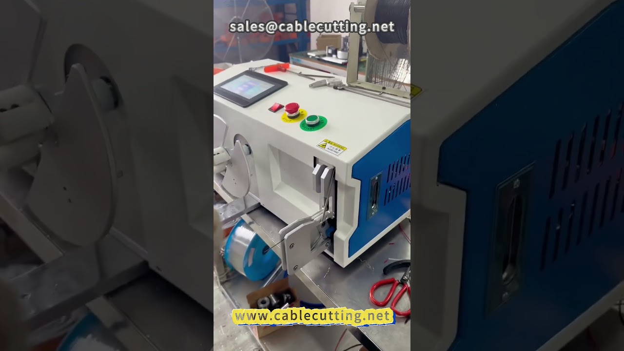 Machine automatique de bobinage et tri de fils, #traitement de fil #machine à ligaturer #bobinage automatique