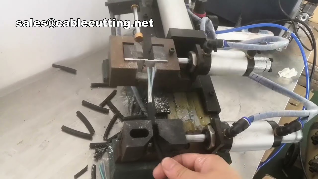 Multi-Core 310 Gas Electric Wire Stripping Machine for Thick Cables