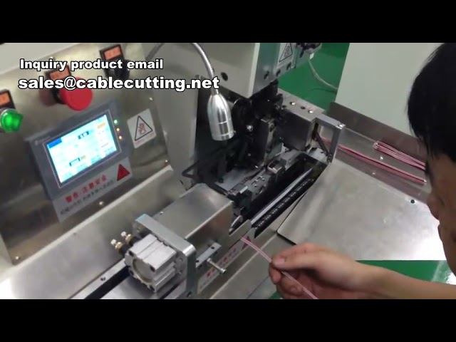 Machine de sertissage pour connecteurs IDC 64 broches et câbles rubans - Démonstration