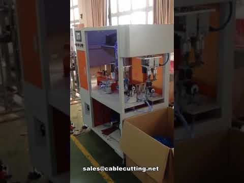 Machine de mesure, coupe, enroulement et ligature de câbles - Automatisation industrielle