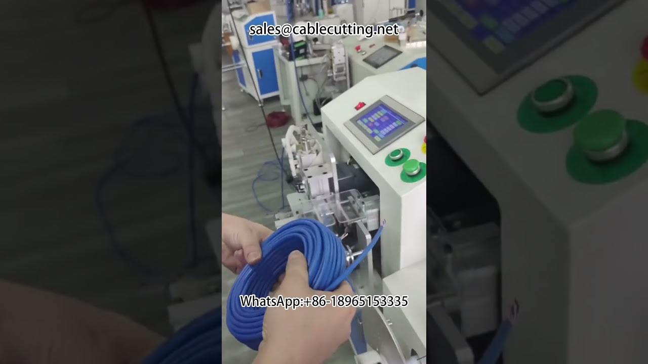 Automatic Wire Stripping, Meter Counting, and Sorting Winding Machine