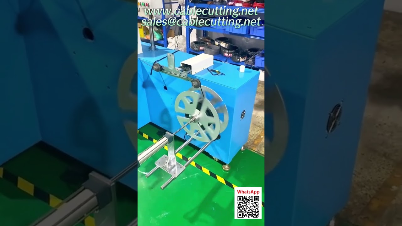 Bobineuse au sol 30kg facile à utiliser avec compteur et coupe automatiques