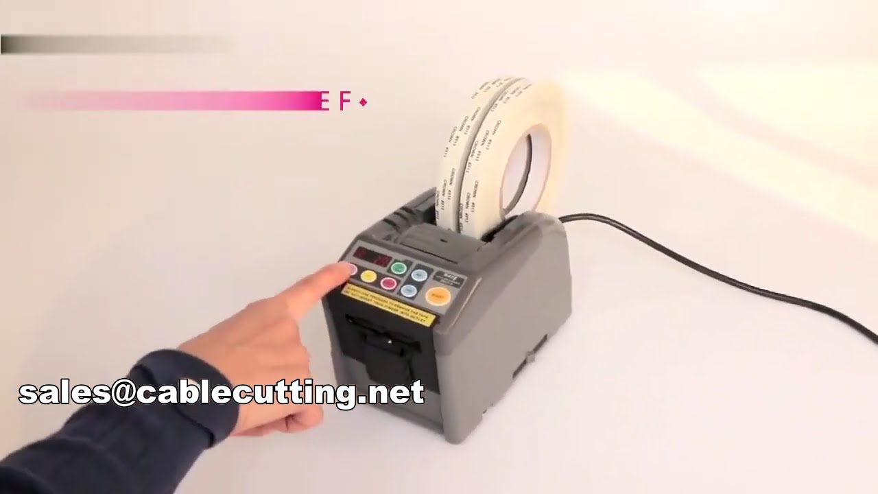 Distributeur de ruban adhésif automatique ZCUT-9 - Coupeur de ruban adhésif et non adhésif pour machine d'emballage