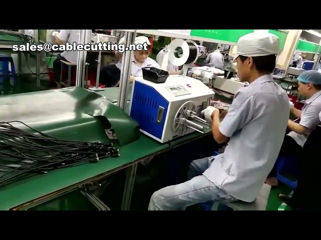 Machine d'enroulement et de ligaturage de câbles DC et AC – Solution industrielle automatisée