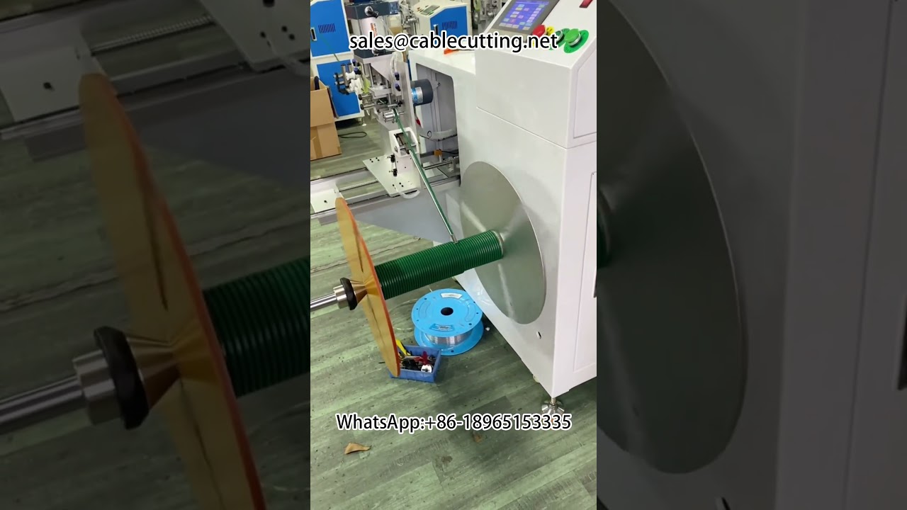 Automatic Meter Counting Spooler for Transmission Belts and Adhesive Strips