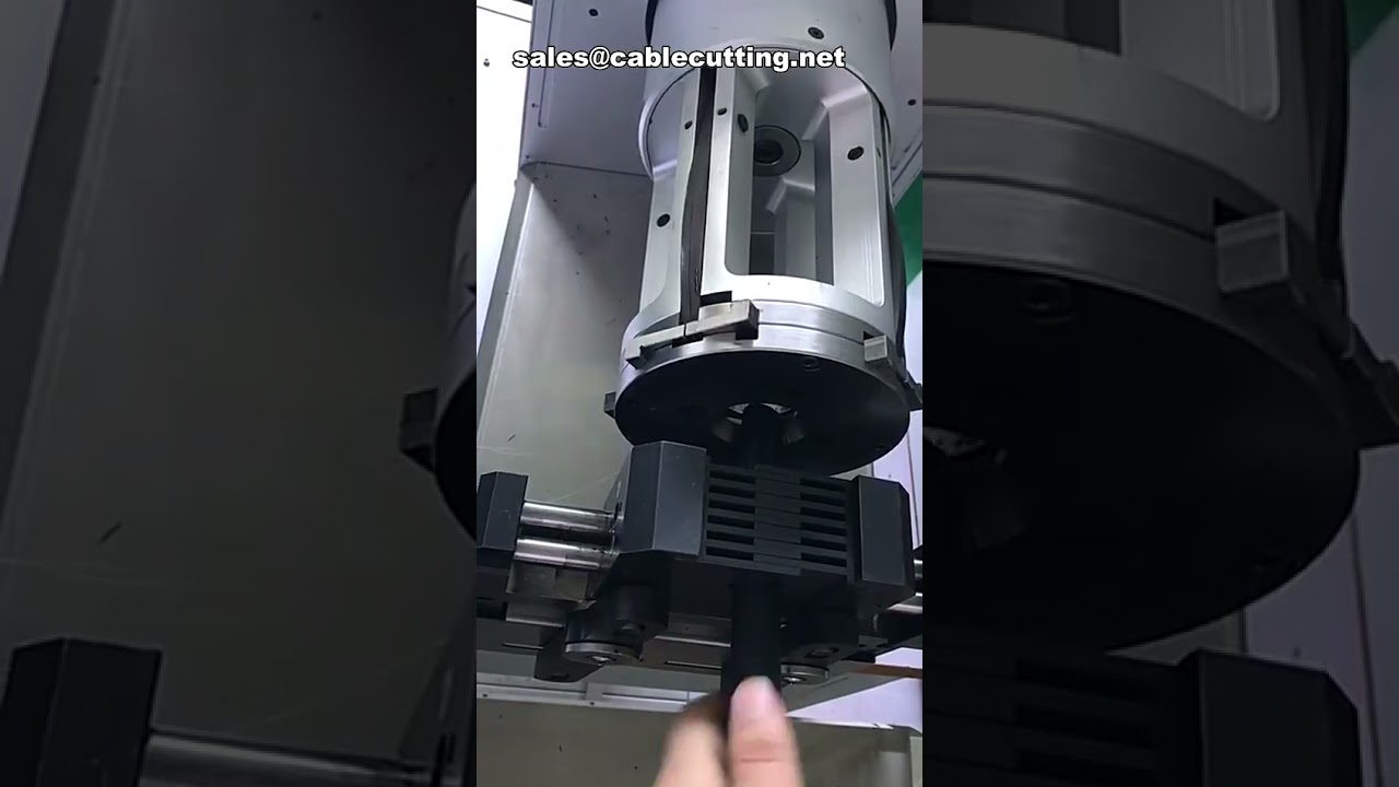 Dénudeuse rotative automatique pour câbles coaxiaux – Machine de dénudage haute performance pour câbles durs (énergie nouvelle)