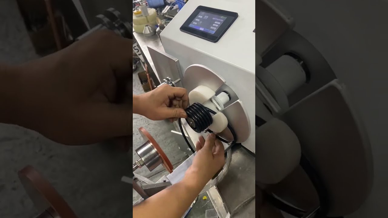 Machine à bobiner à un seul fuseau avec rétention tête-queue | #usine #machine