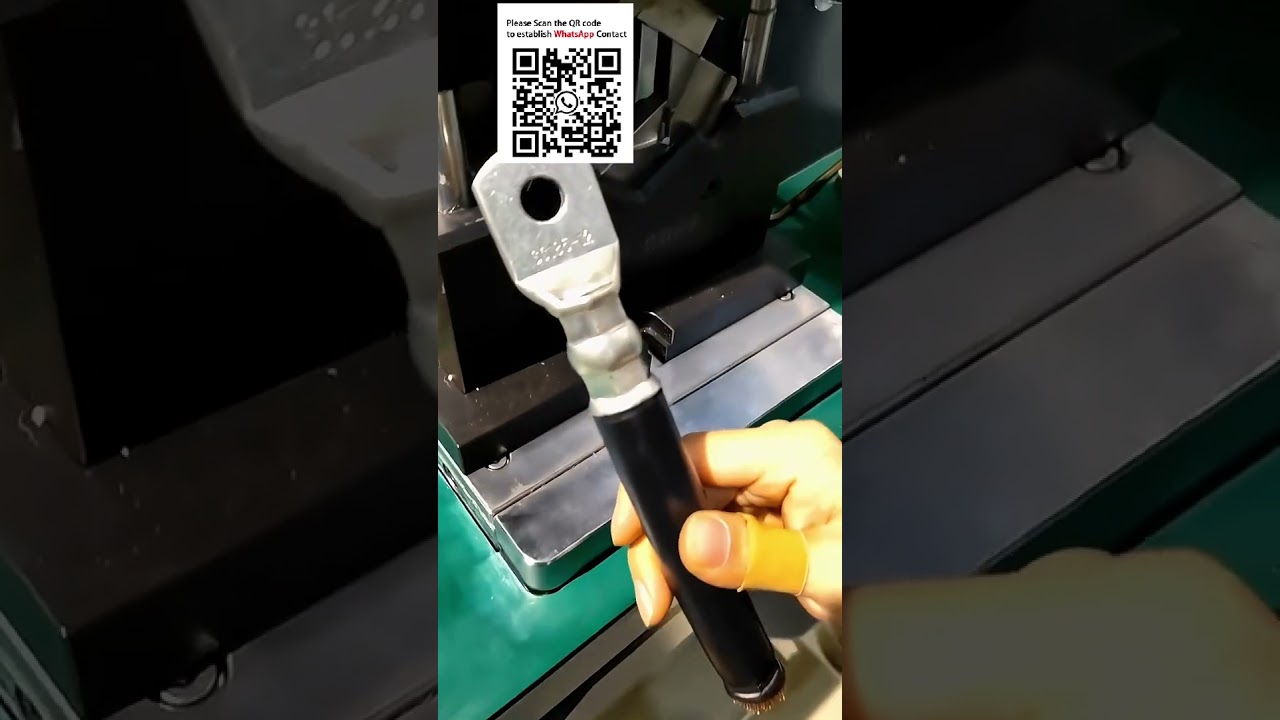 Presse à sertir les terminaux EV avec applicateur hexagonal à changement rapide #Sertisseuse Servo