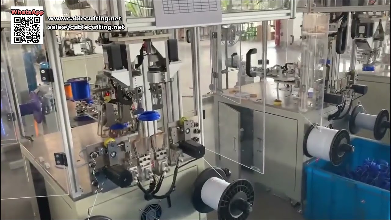 Machine Automatique de Bobinage et Ligaturage pour Emballages de Fil de Coupe sur Carte Suspendue – Solution Commerciale