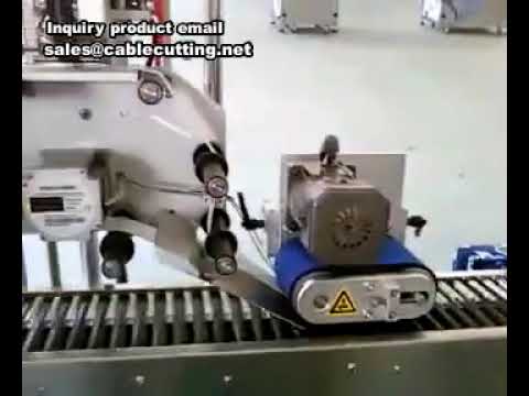 Machine d'étiquetage horizontale pour flacons ronds et bouteilles de liquide oral | Étiqueteuse automatique
