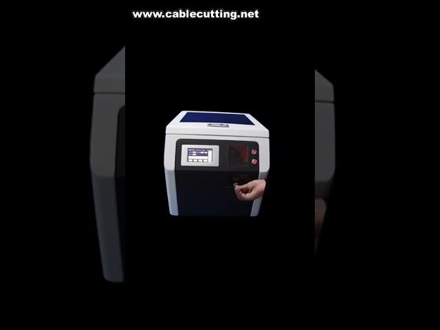 Machine à dénuder et crimper les cosses de câble, ferrules et terminaux E-Tube | Automatisation de précision