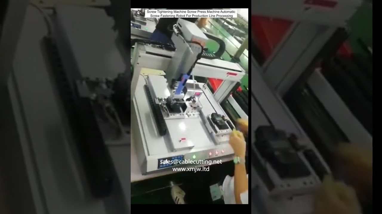 Automatic Screw Tightening Machine, Screw Press & Fastening Robot for Production Line