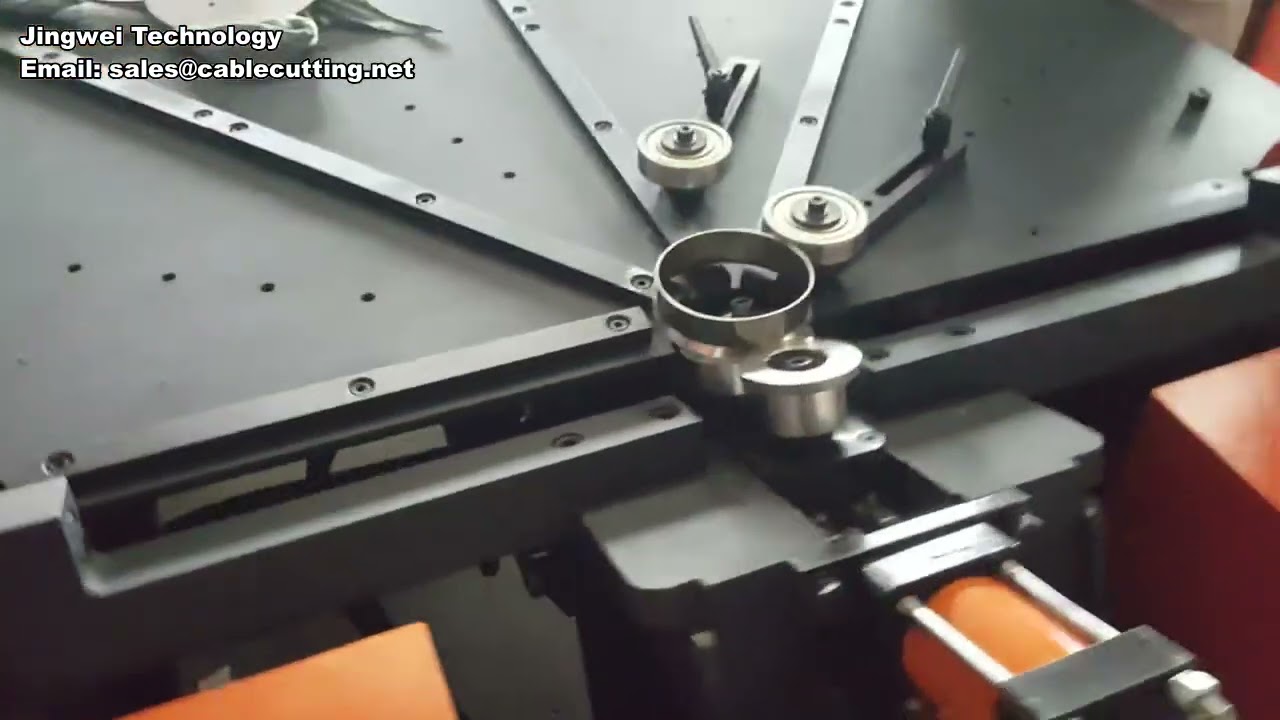 Machine de formage de fils métalliques pour anneaux à ressort et clips - Équipement d'arrondissage automatique