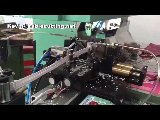 Machine automatique de coupe et dénudage de fil à haute vitesse | Machine de coupe de câbles