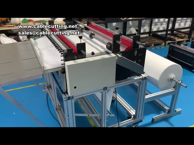 Machine de découpe automatique pour mousse de polyéthylène et film bulle - découpe horizontale et verticale