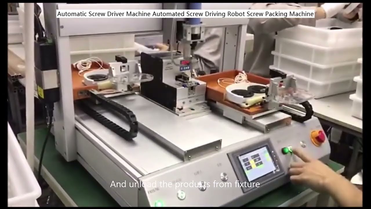 Visseuse automatique robotisée – Machine à visser & emballage de vis