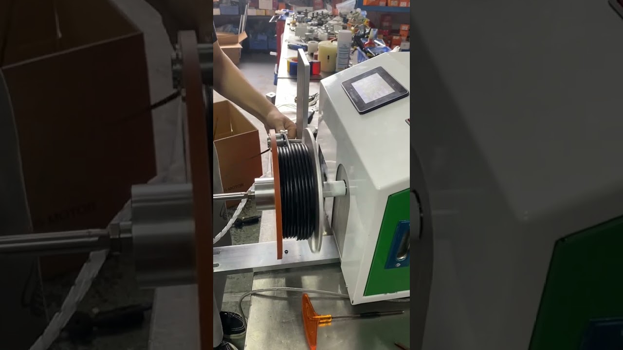 Bobineuse automatique de tri pour câbles d'alimentation et plus
