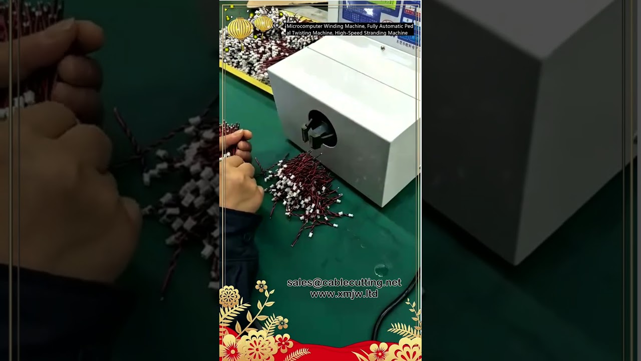 Machine à bobinage micro-ordinateur automatique – Torsadage de pédales et câblage haute vitesse