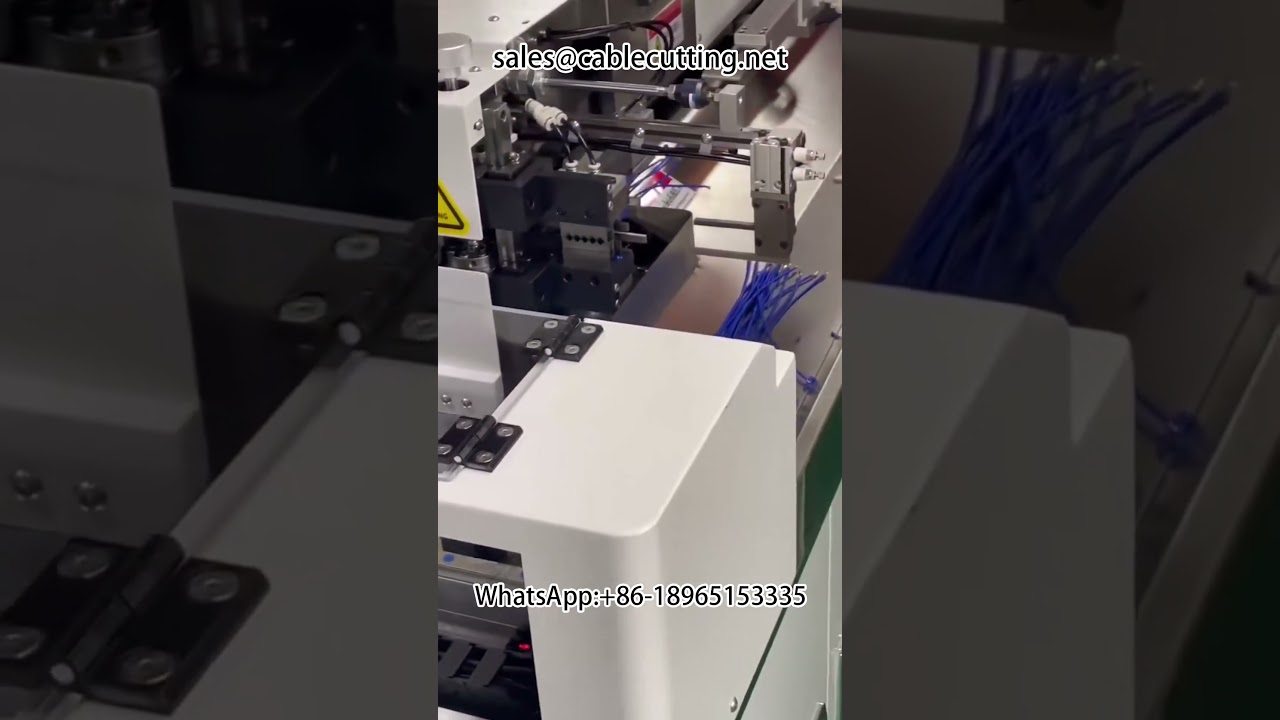 Machine d'étamage et de cintrage de fils #équipement d'automatisation pour câbles #équipement de faisceaux #terminaux