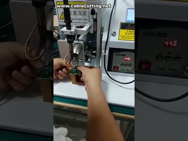LED Light Soldering Machine, Electronic Multi-Wire Solder Equipment