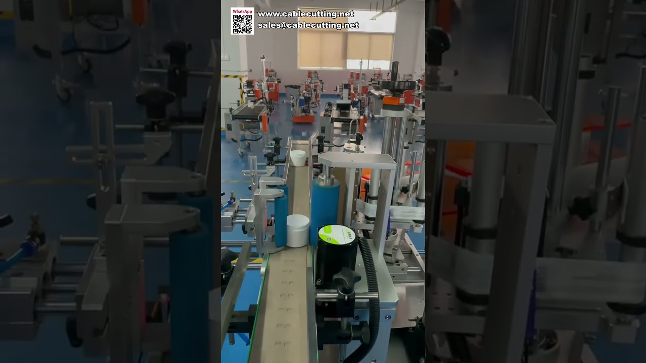 Machine d'étiquetage automatique de bouteilles rondes - Système d'application d'étiquettes de précision