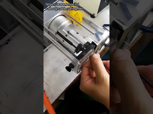 Semi-Automatic Coaxial Wire Cable Stripping Machine