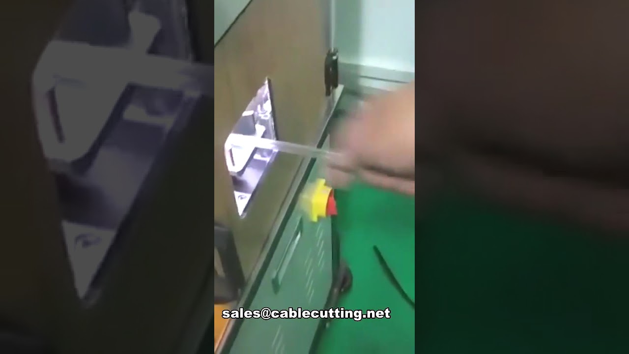 Machine à enfiler les gaines tressées pour fils et câbles - Automatisation performante