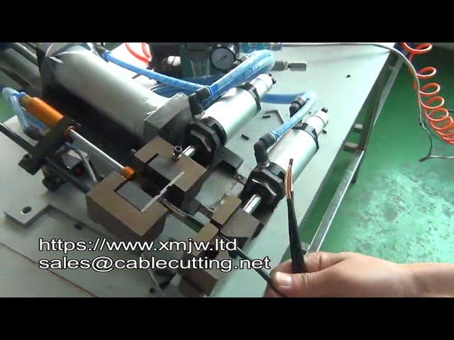 Semi-Automatic Pneumatic Cable Stripper Tool | Electrical Wire Stripping Machine