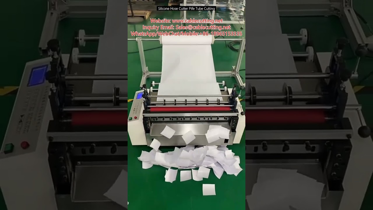 Industrial Silicone Hose Cutter for PTFE Tube Cutting Machine