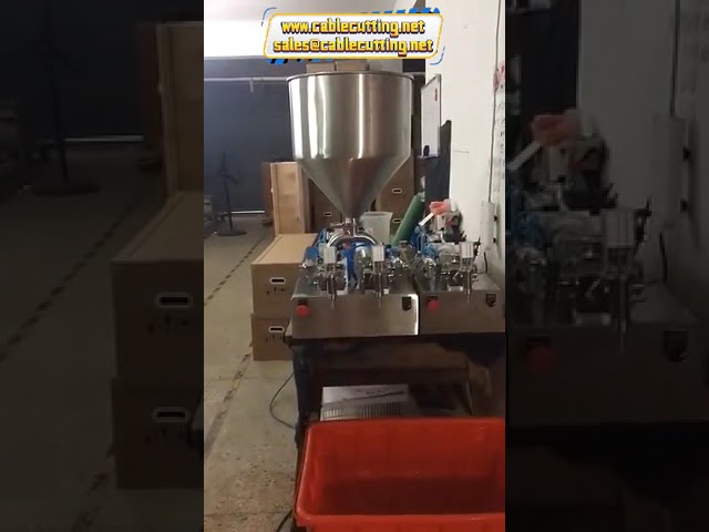 Twin-Nozzle Viscous Liquid Filler for Peanut Butter, Hot Sauce, and Cosmetic Paste