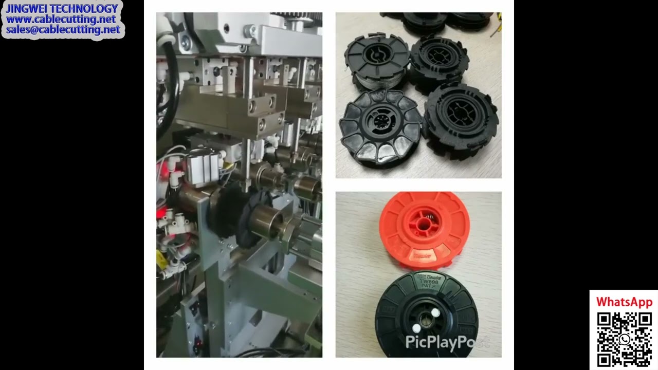 Machine à enrouler automatique à 6 broches pour bobines de fil de ligature d'armature de construction