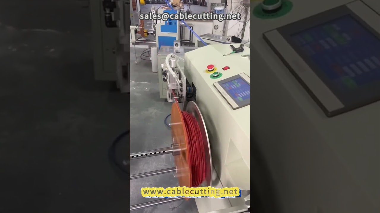 Bobinage et cerclage automatiques de câbles – Machine à enfiler industrielle