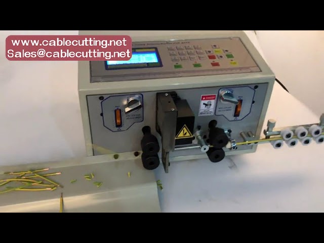 Machine à dénuder automatique 8mm² - Dénudage, torsion et coupe de câbles électriques